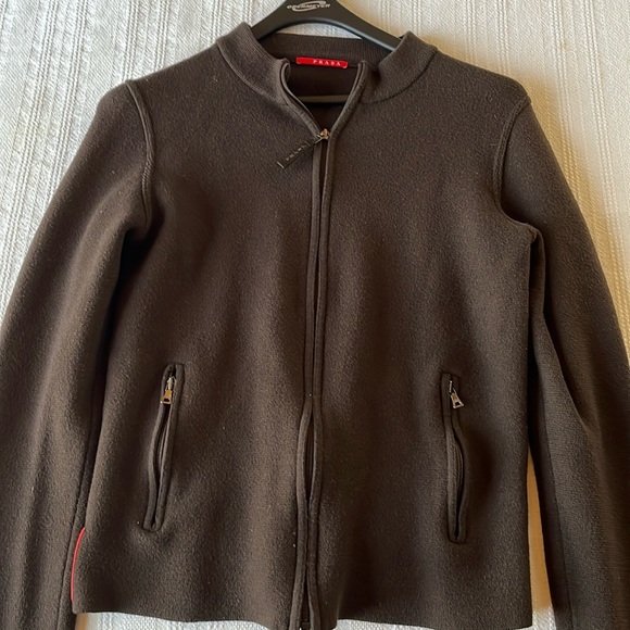 Prada zip up sweater. - Picture 1 of 1